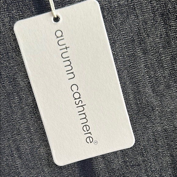 Autumn Cashmere Navy Blue Open Cardigan - Picture 7 of 8